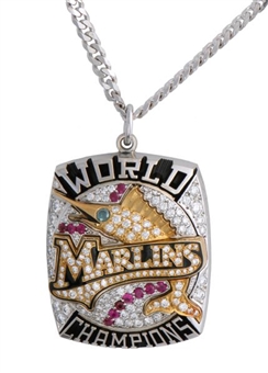 2003 Florida Marlins World Championship  Pendant
